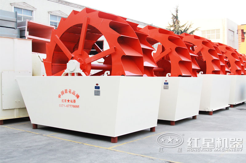 轮斗式洗砂机,达到水循环利用 轮斗式洗砂机,达到水循环利用