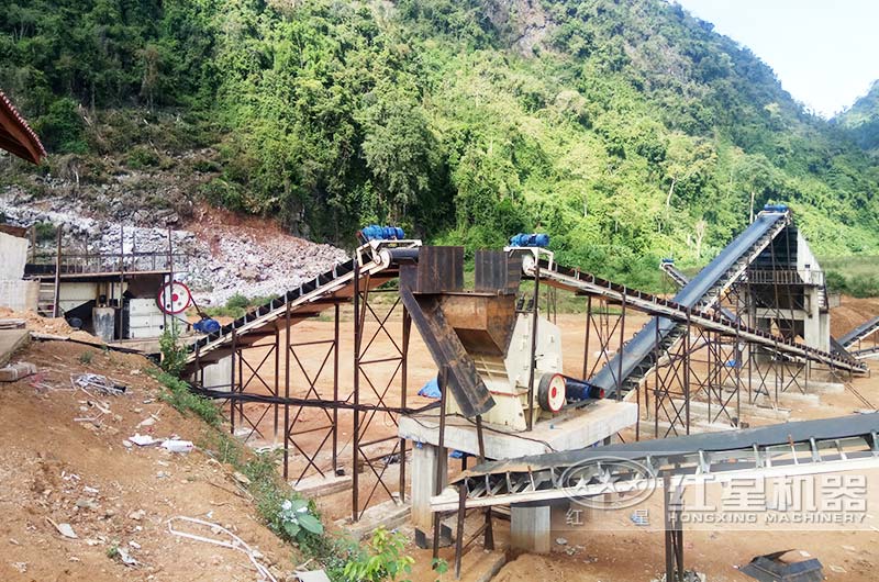 山东客户加工石头现场图 山东客户加工石头现场图