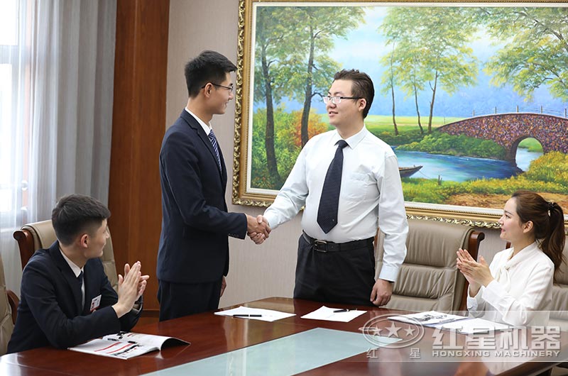 客户来厂实地考察,签订合同 客户来厂实地考察,签订合同