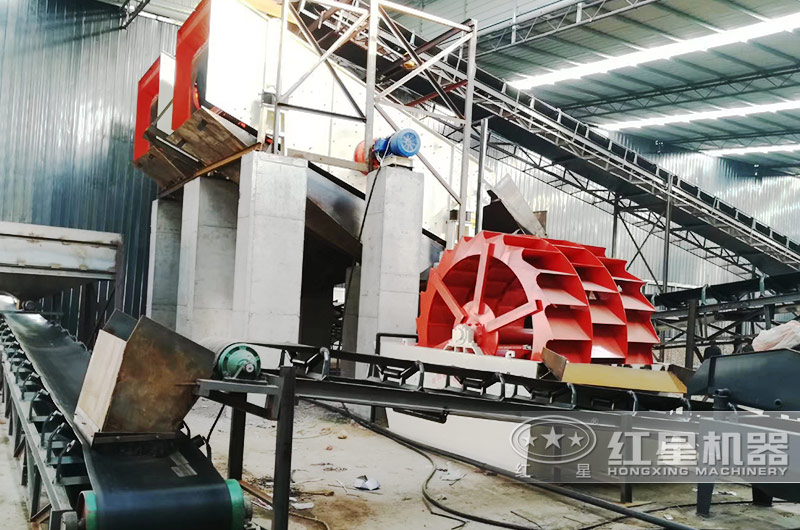 洗沙机生产现场图 洗沙机生产现场图