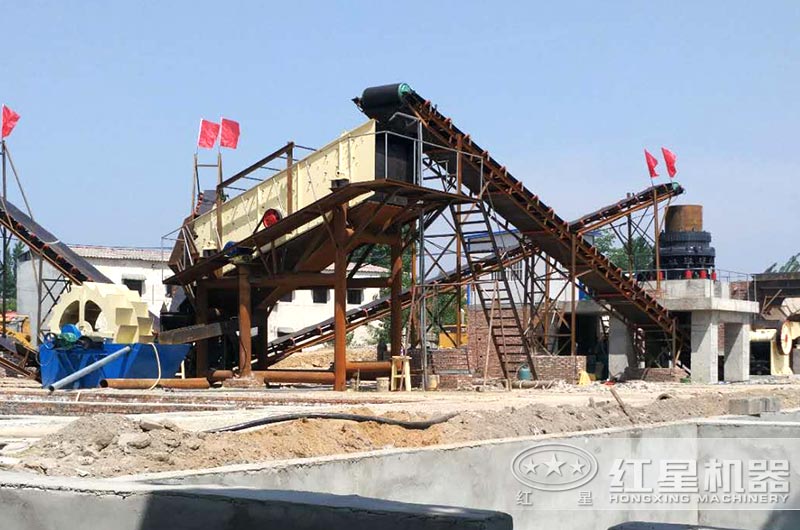 山西客户花岗岩制砂生产线 山西客户花岗岩制砂生产线