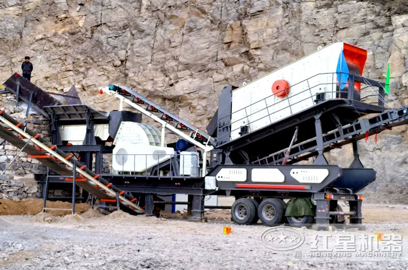 单台作业的移动建筑垃圾破碎站 单台作业的移动建筑垃圾破碎站