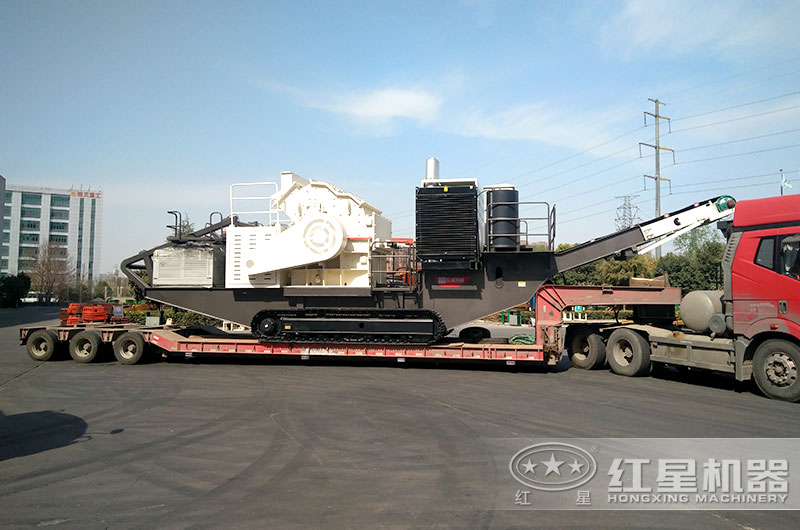 履带式制砂机一体式设备发货 履带式制砂机一体式设备发货
