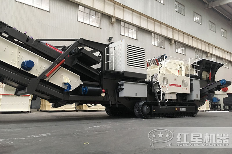 履带式制砂机一体式配置反击破 履带式制砂机一体式配置反击破