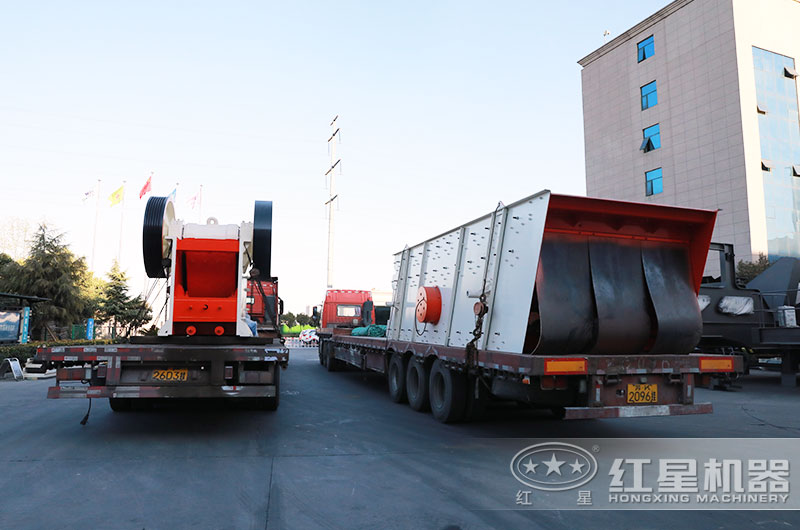 时产800吨青石破碎制沙生产线设备发货 时产800吨青石破碎制沙生产线设备发货