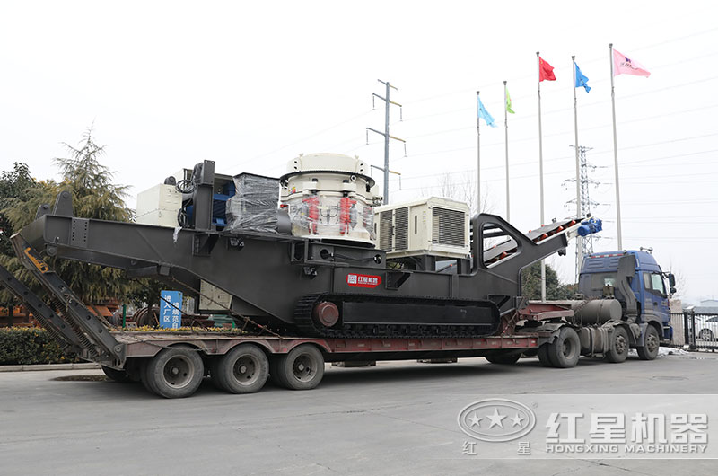 移动履带破碎机设备发往客户现场 移动履带破碎机设备发往客户现场