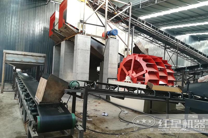 小型洗砂机作业现场图片 小型洗砂机作业现场图片