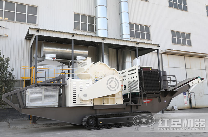 小型建筑垃圾制砂机设备,履带式移动 小型建筑垃圾制砂机设备,履带式移动