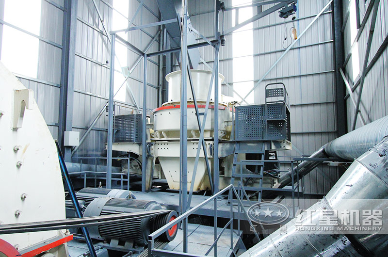 大型碎沙机工作现场图片 大型碎沙机工作现场图片