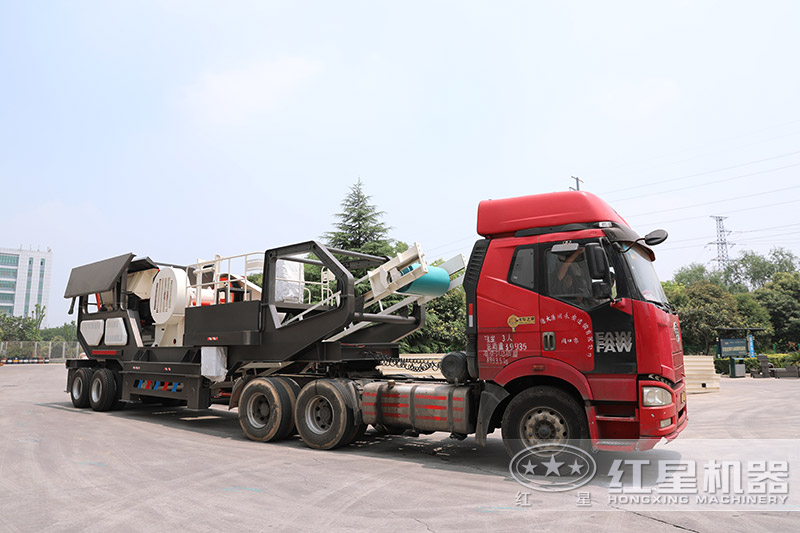 轮胎移动破碎机 轮胎移动破碎机