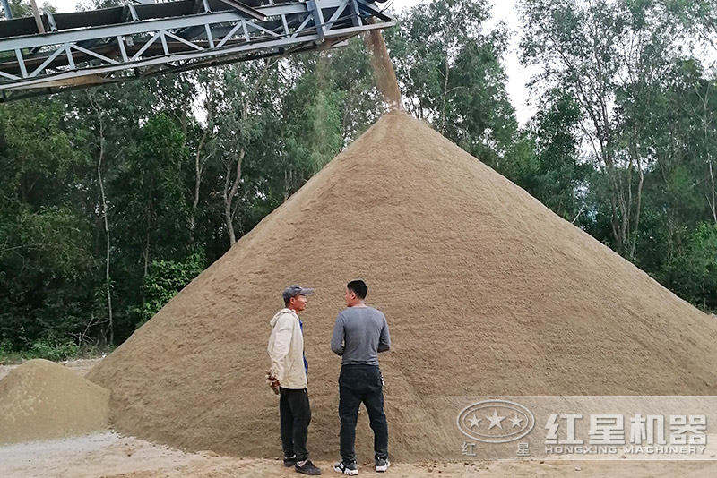 制沙现场 制沙现场