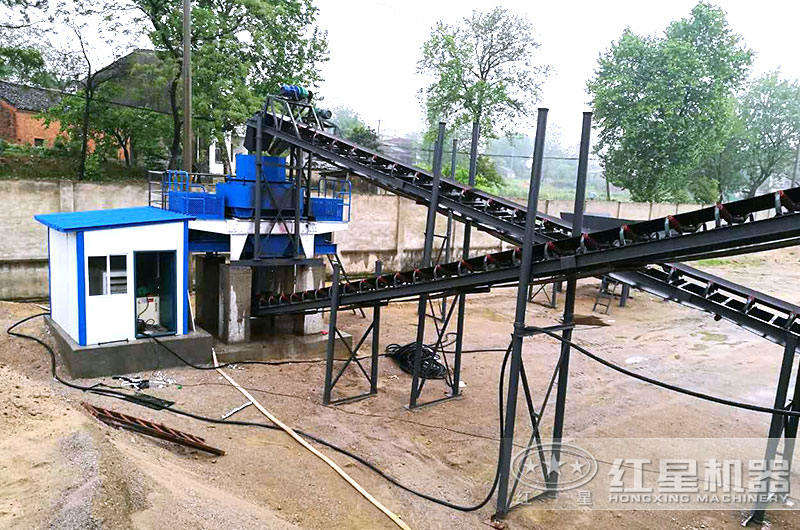 时产700吨石英砂岩制砂生产线 时产700吨石英砂岩制砂生产线