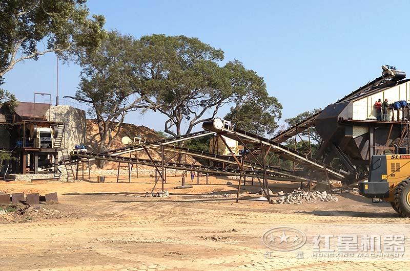 时产800t/h固定式生产线实拍图 时产800t/h固定式生产线实拍图