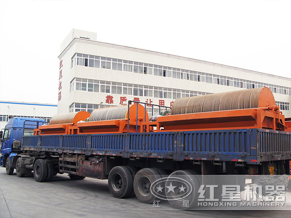 赤铁矿磁选机设备发货图 赤铁矿磁选机设备发货图