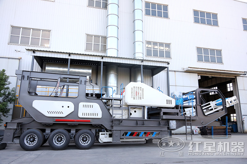 轮胎移动混凝土破碎机 轮胎移动混凝土破碎机