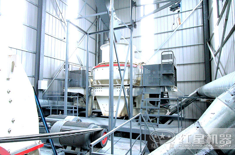 制砂机工作现场实拍图 制砂机工作现场实拍图