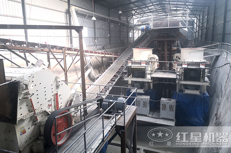 石灰石制砂线现场 石灰石制砂线现场