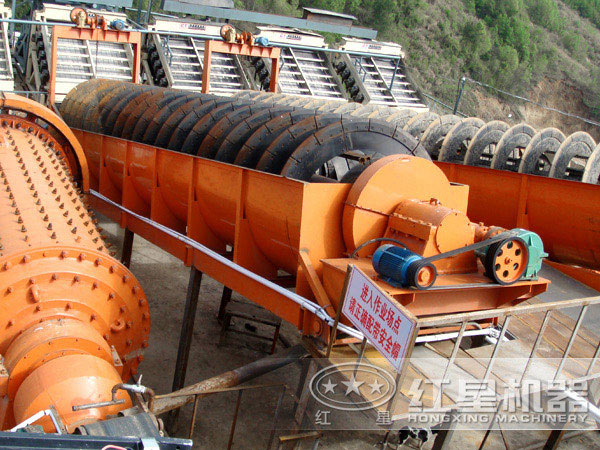 螺旋分级机工作现场图片 螺旋分级机工作现场图片