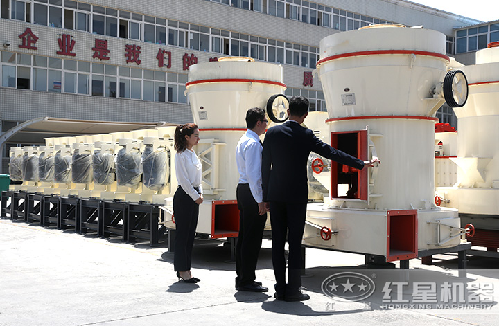 用户考察方解石磨粉机 用户考察方解石磨粉机