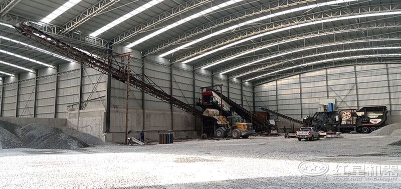 全封闭移动碎石生产线 全封闭移动碎石生产线