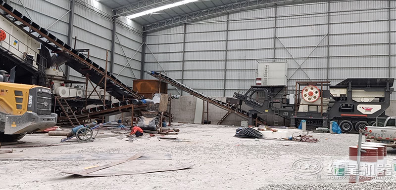 移动碎石生产线 全封闭移动碎石生产线