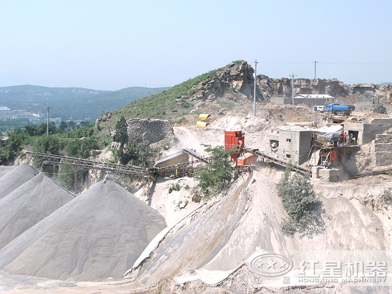 机制砂生产现场 机制砂生产现场