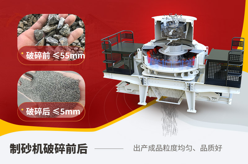 制砂前后对比 制砂前后对比
