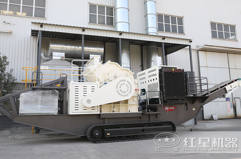 小型流动打沙机一体机图片-履带式 小型流动打沙机一体机图片-履带式