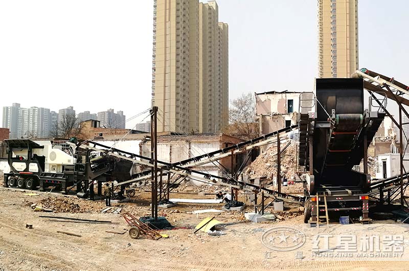 时产100吨建筑垃圾处理全套设备 时产100吨建筑垃圾处理全套设备