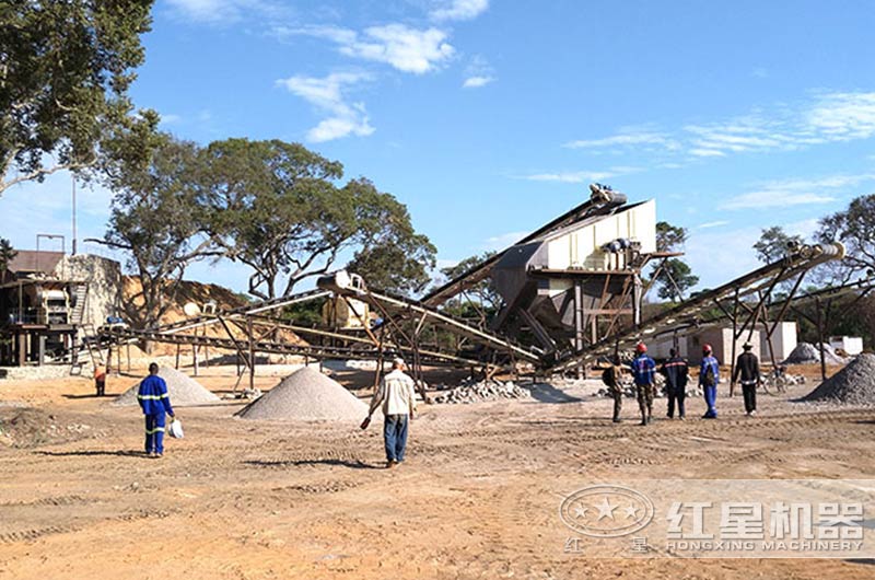 石料生产线现场图片 石料生产线现场图片