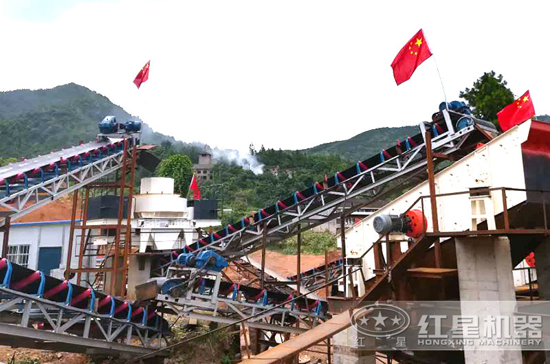 宁夏客户制砂机工作现场图片 宁夏客户制砂机工作现场图片