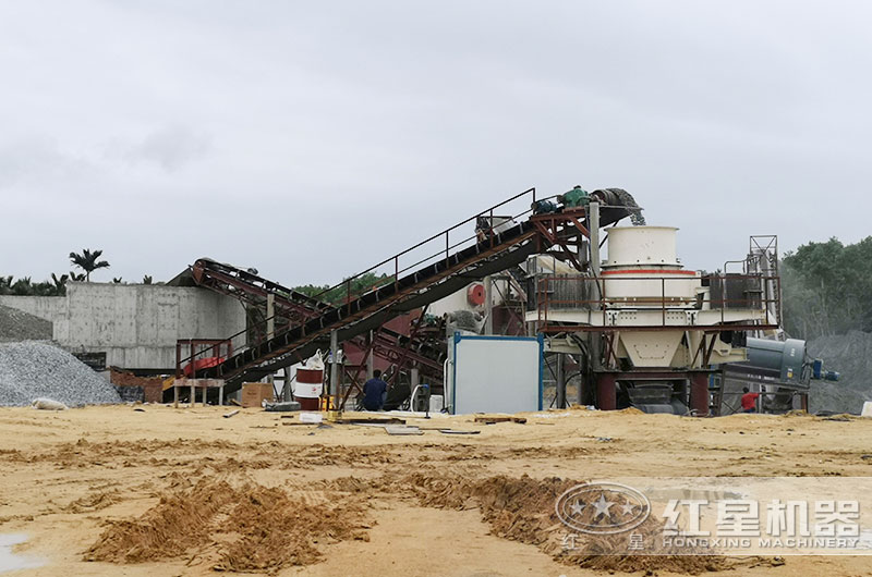 冲击式破碎机工作现场图片 冲击式破碎机工作现场图片