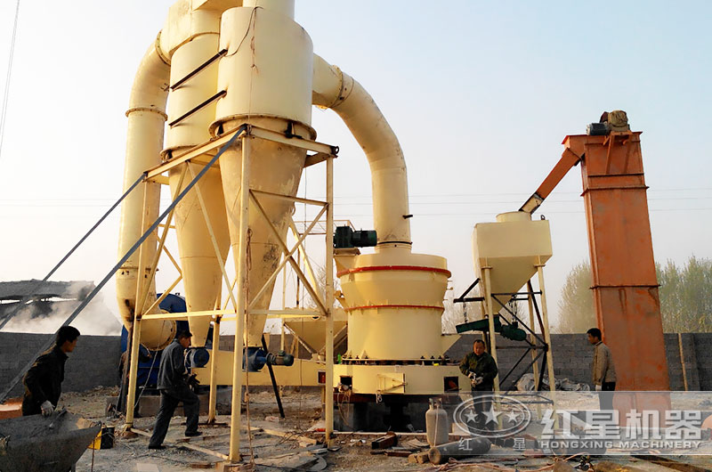 山西客户雷蒙磨粉机生产现场图片 山西客户雷蒙磨粉机生产现场图片