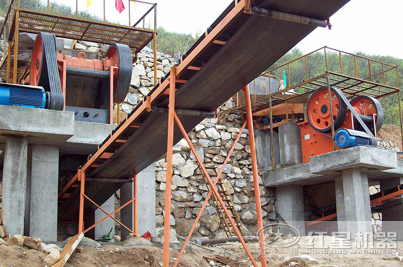 石料生产线现场图片 石料生产线现场图片