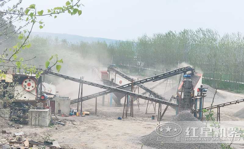 砂石生产线现场 砂石生产线现场