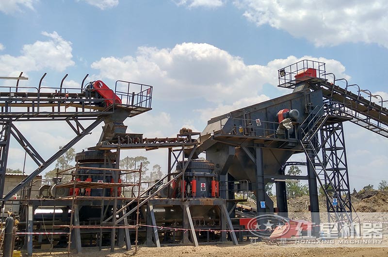 圆锥碎石机生产现场图片 圆锥碎石机生产现场图片