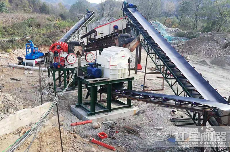 河南客户青石制砂生产线图片 河南客户青石制砂生产线图片
