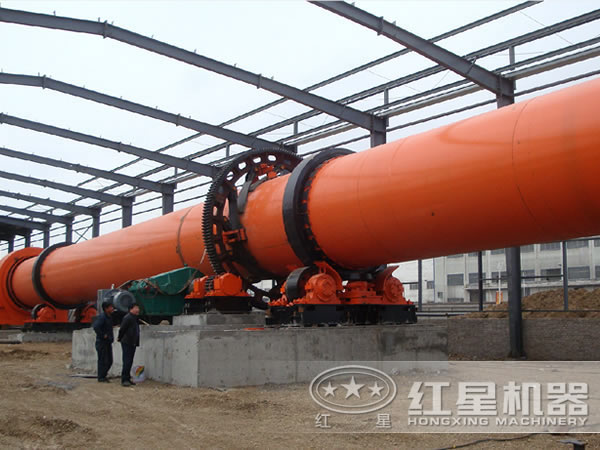 回转窑工作现场 回转窑工作现场