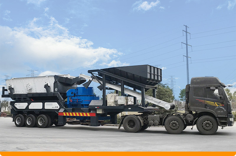 全自动制砂机车头拉着随意走 全自动制砂机车头拉着随意走