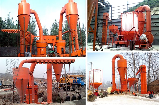 超细磨粉机现场 超细磨粉机现场