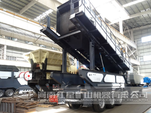 河卵石移动式破碎机 河卵石移动式破碎机