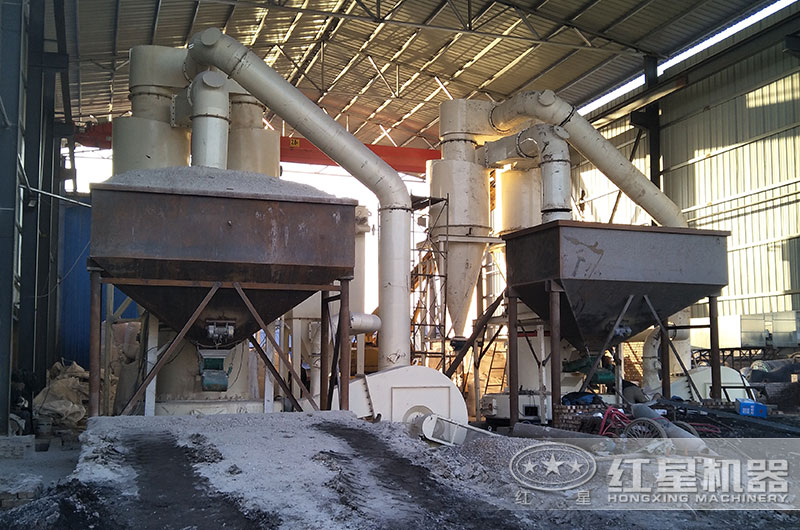 石灰粉加工现场 石灰粉加工现场