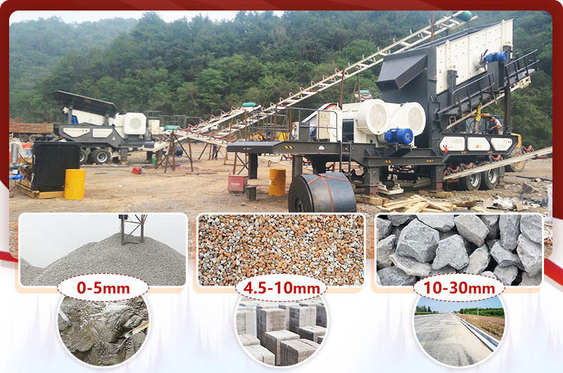 废弃混凝土水泥块粉碎加工客户现场 废弃混凝土水泥块粉碎加工客户现场