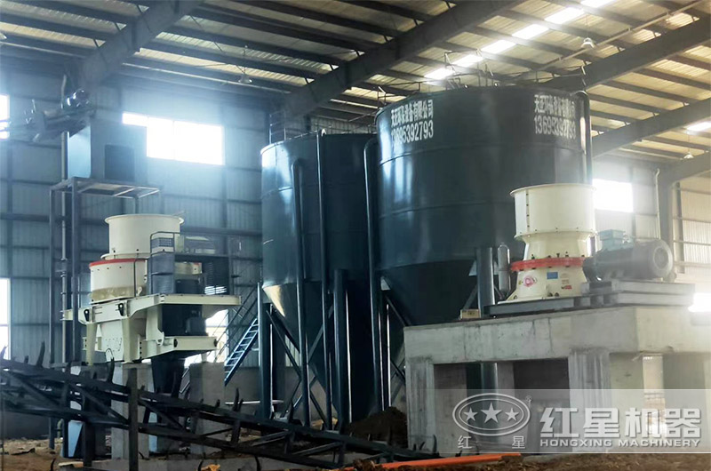 硬料1263制砂机现场 硬料1263制砂机生产线现场