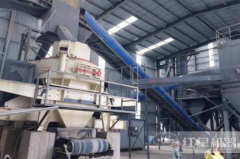 立轴冲击破工作现场 立轴冲击破工作现场