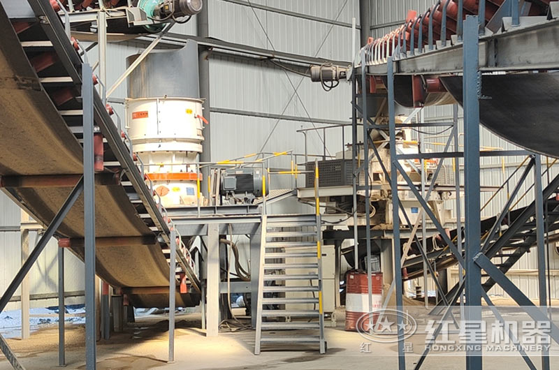 花岗岩制砂生产客户现场实拍 花岗岩制砂生产客户现场实拍