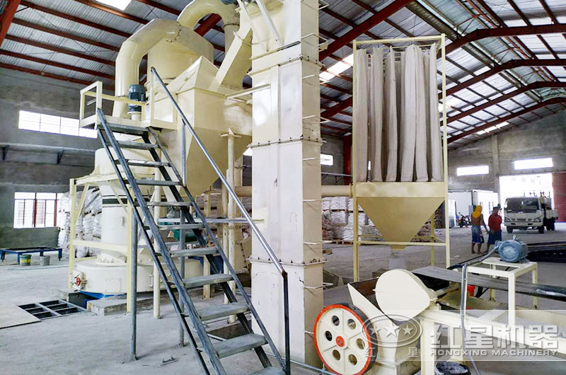 在建凹凸棒土磨粉生产线客户现场 在建凹凸棒土磨粉生产线客户现场