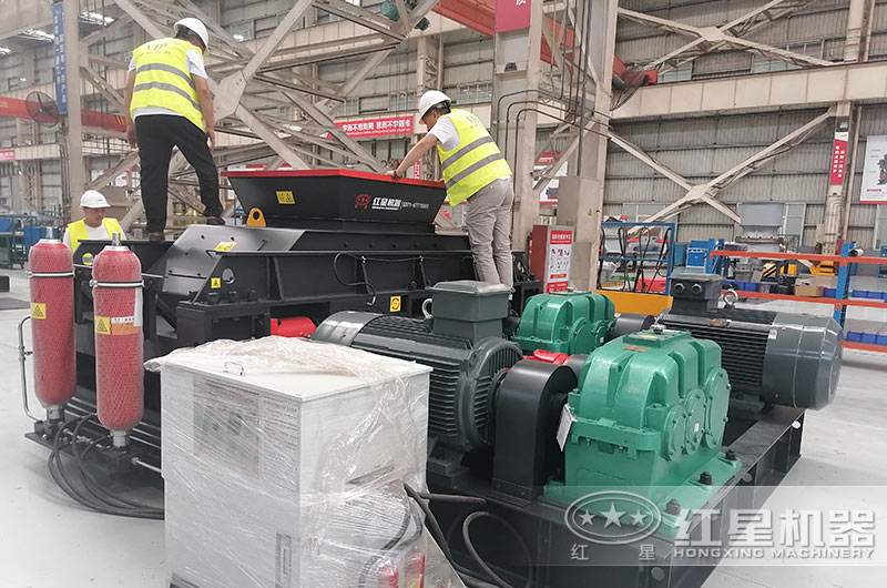 客户来厂考察瓜米石制砂机设备 客户来厂考察瓜米石制砂机设备