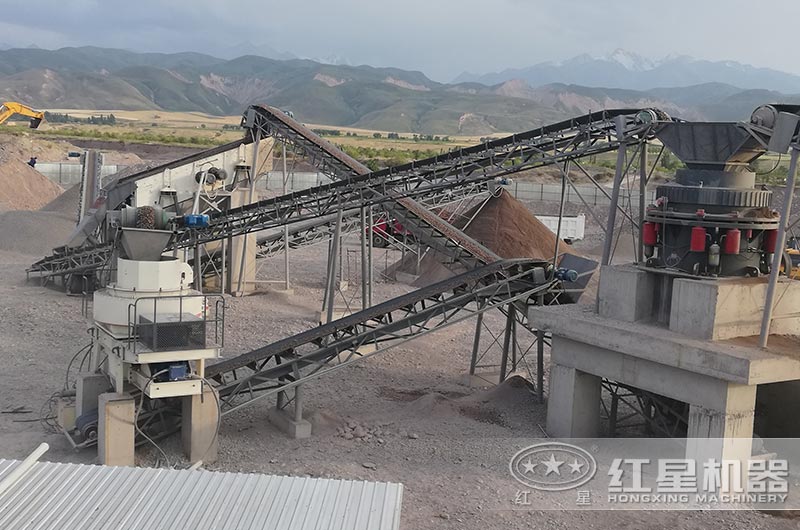 花岗岩破碎生产线 花岗岩破碎生产线