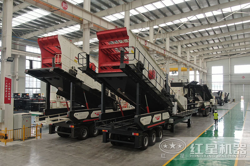 轮胎移动一体化石头破碎机 轮胎移动一体化石头破碎机